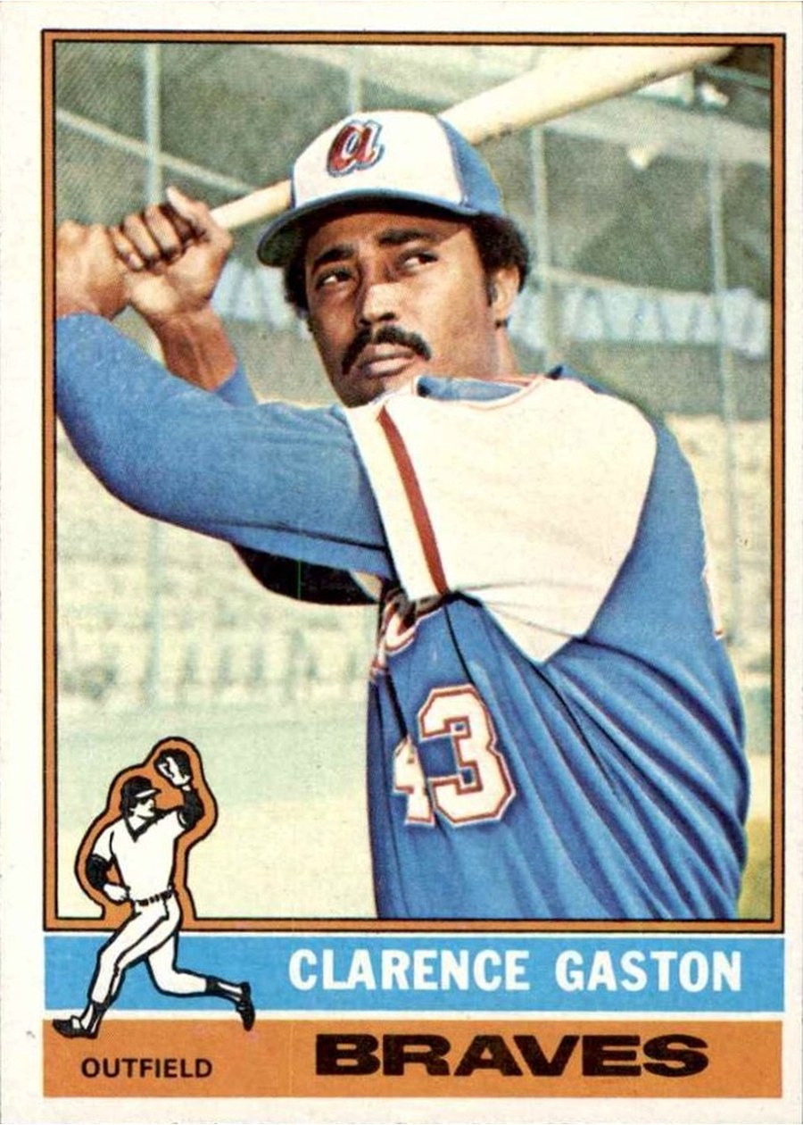 1976 Topps #558 Clarence Gaston, Atlanta Braves