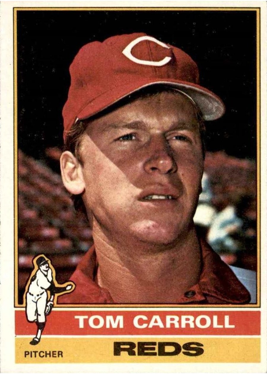 1976 Topps #561 Tom Carroll, Cincinnati Reds