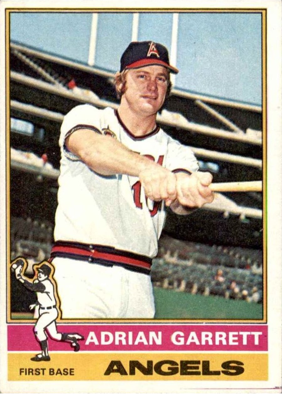 1976 Topps #562 Adrian Garrett, California Angels