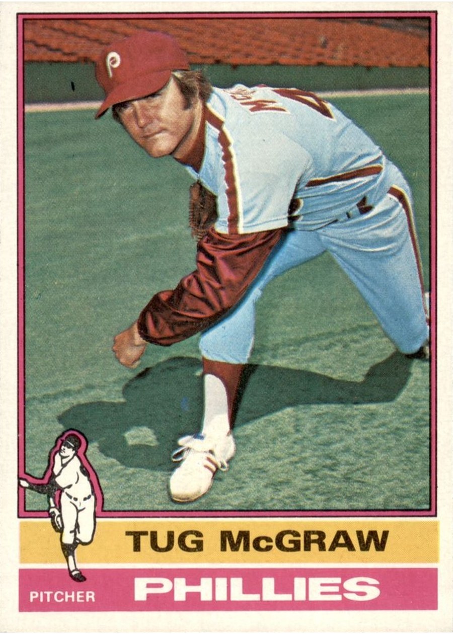 1976 Topps #565 Tug McGraw, Philadelphia Phillies