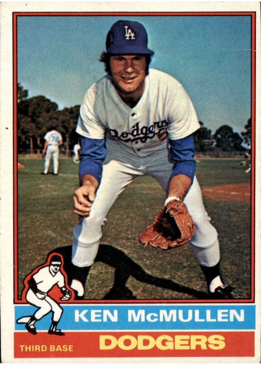 1976 Topps #566 Ken McMullen, Los Angeles Dodgers