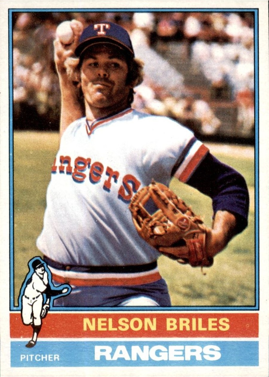 1976 Topps #569 Nelson Briles, Texas Rangers
