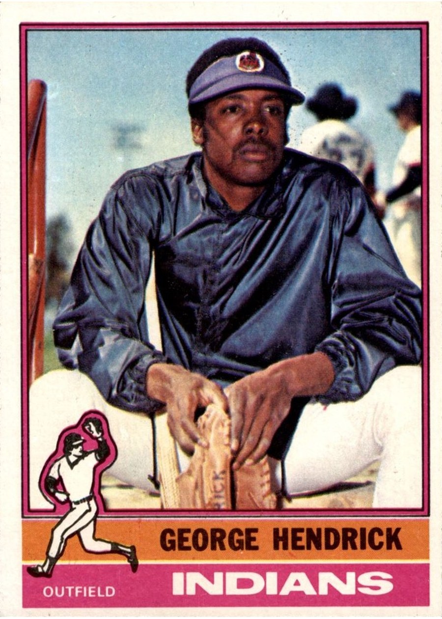1976 Topps #570 George Hendrick, Cleveland Indians