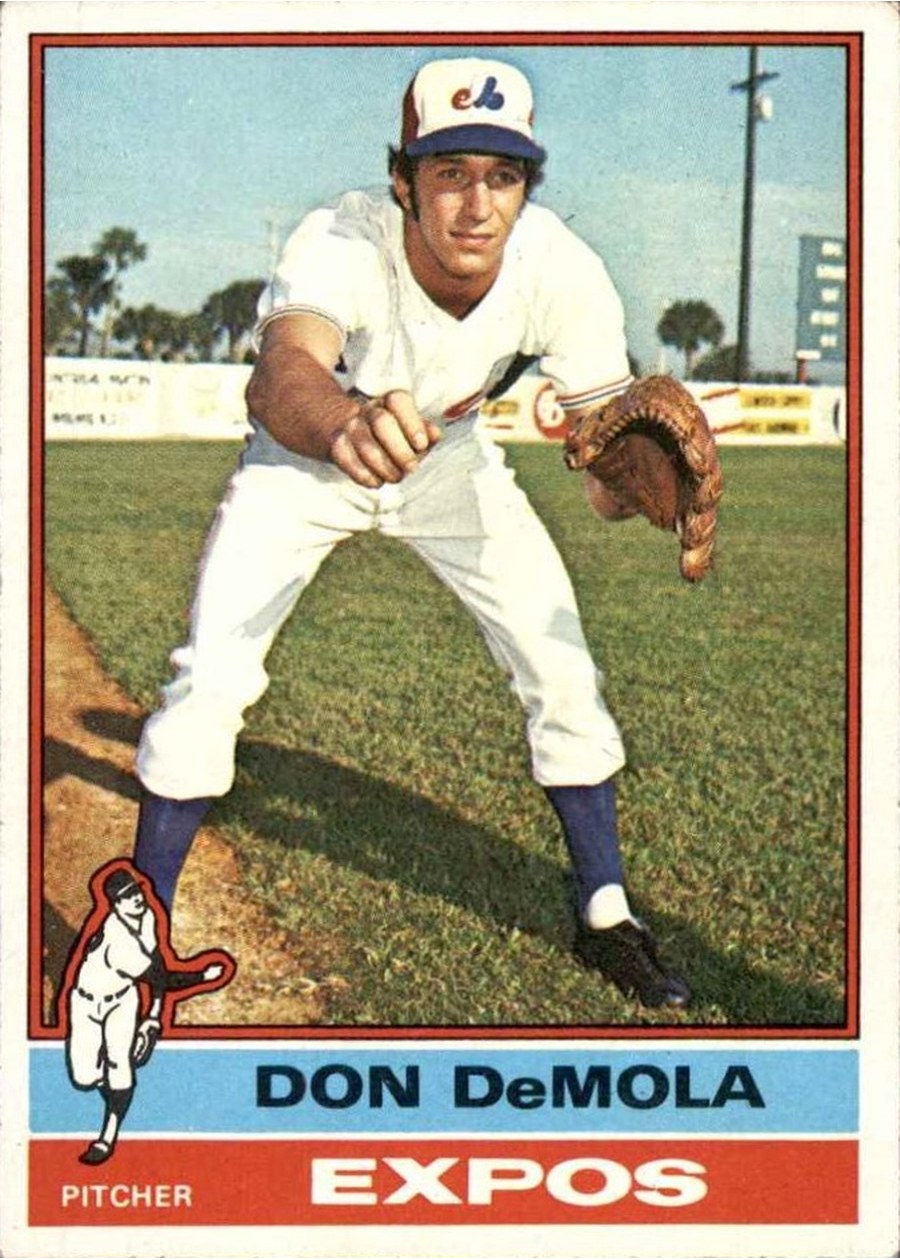 1976 Topps #571 Don DeMola, Montreal Expos