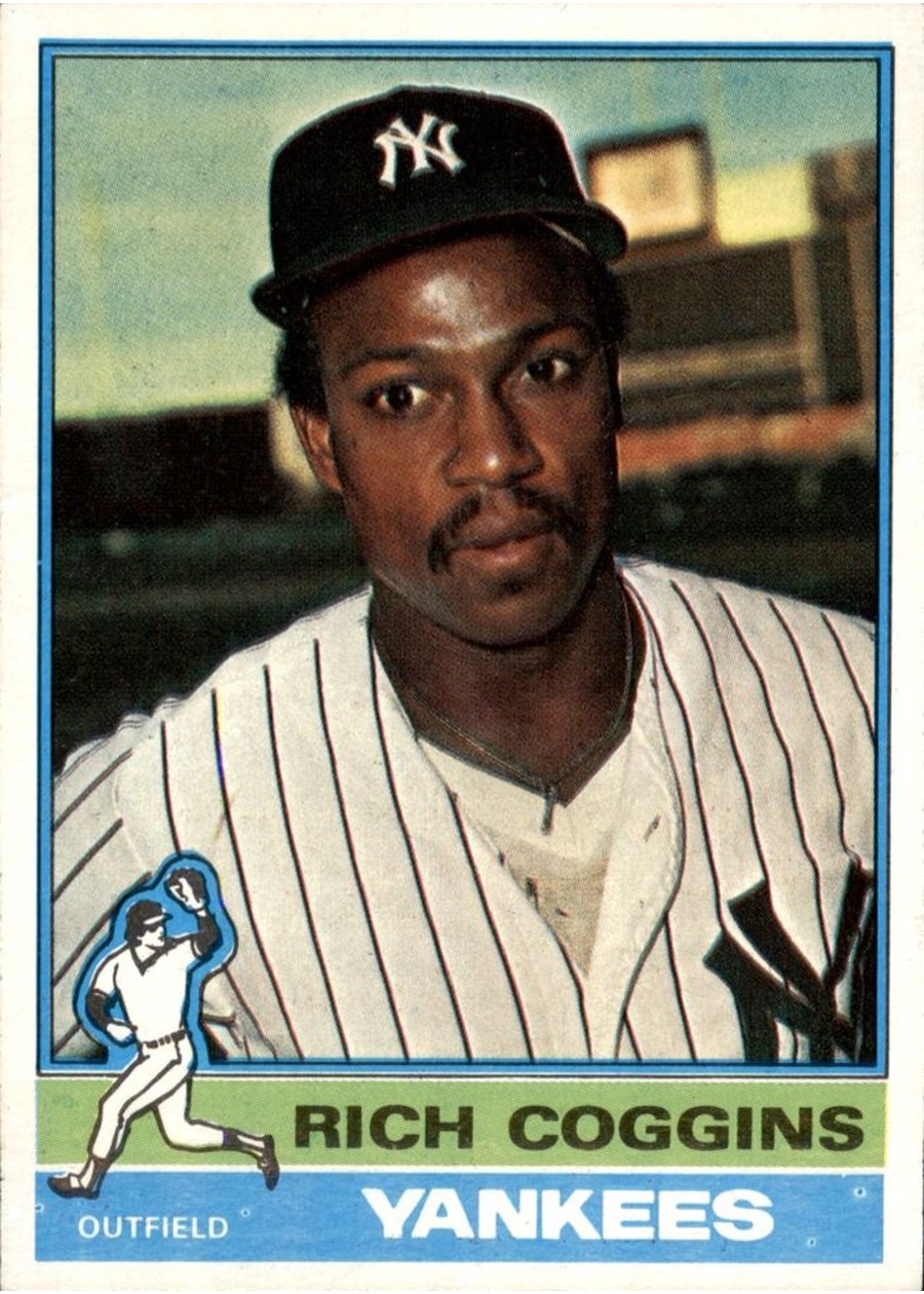 1976 Topps #572 Rich Coggins, New York Yankees