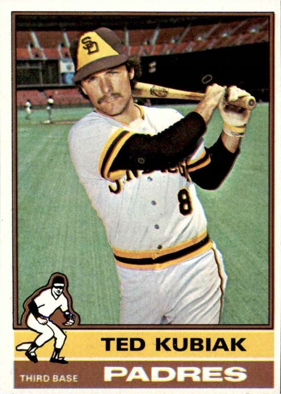 1976 Topps #578 Ted Kubiak, San Diego Padres