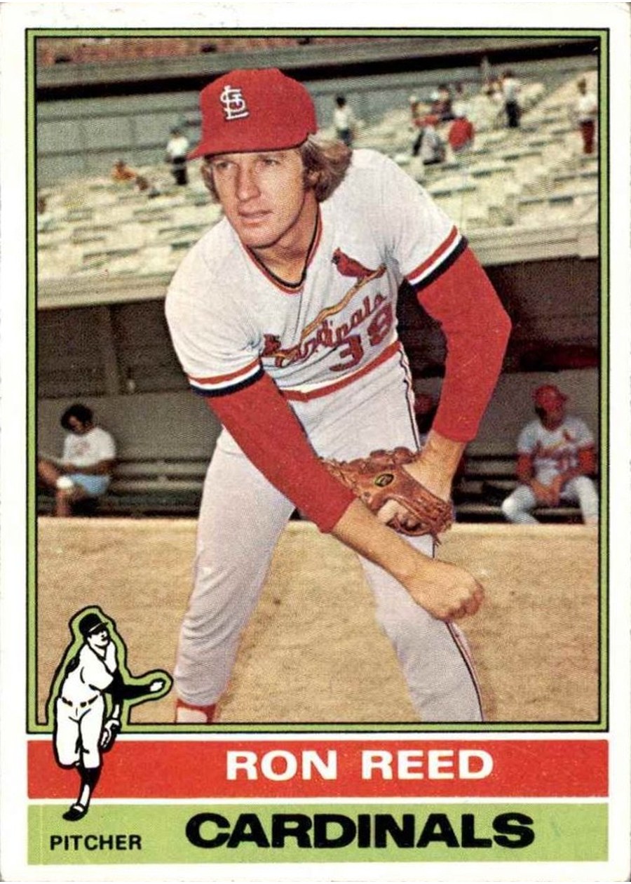 1976 Topps #58 Ron Reed, St. Louis Cardinals