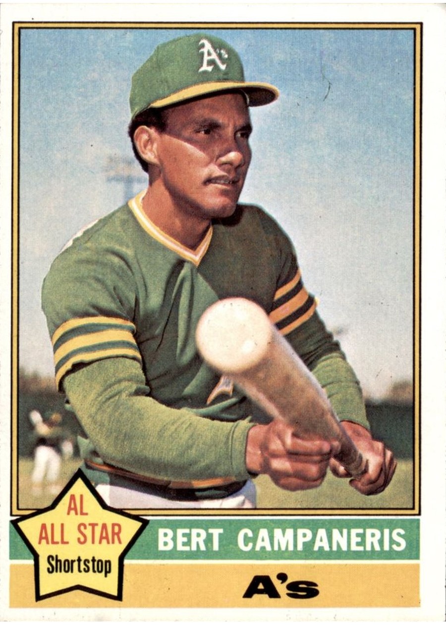 1976 Topps #580 Bert Campaneris, Oakland Athletics