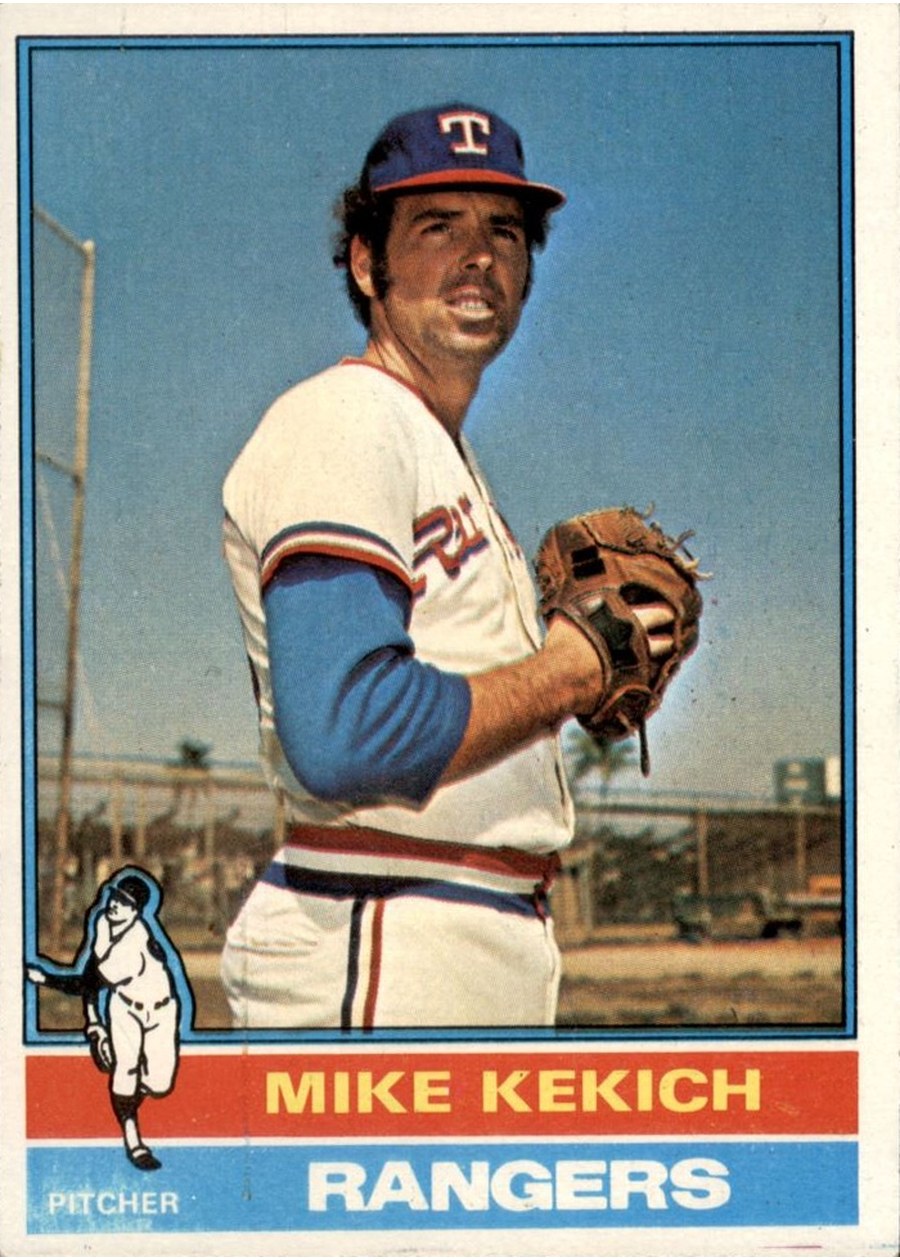 1976 Topps #582 Mike Kekich, Texas Rangers