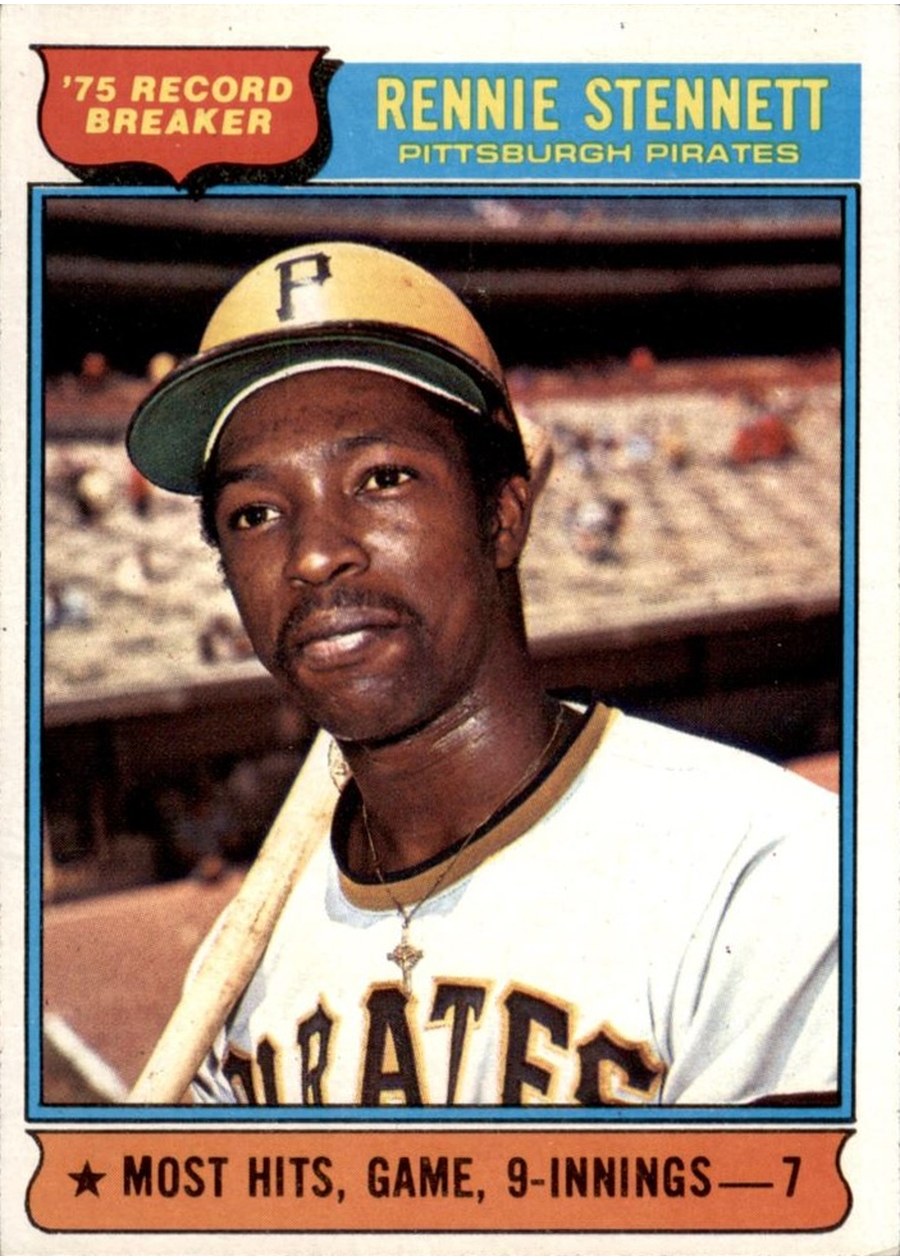 1976 Topps #6 Rennie Stennett, Pittsburgh Pirates