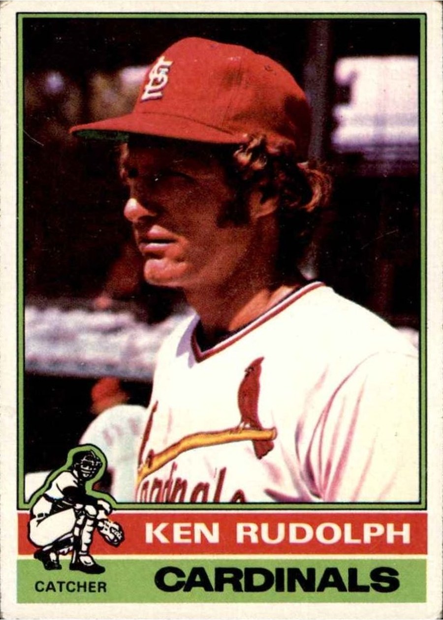 1976 Topps #601 Ken Rudolph, St. Louis Cardinals