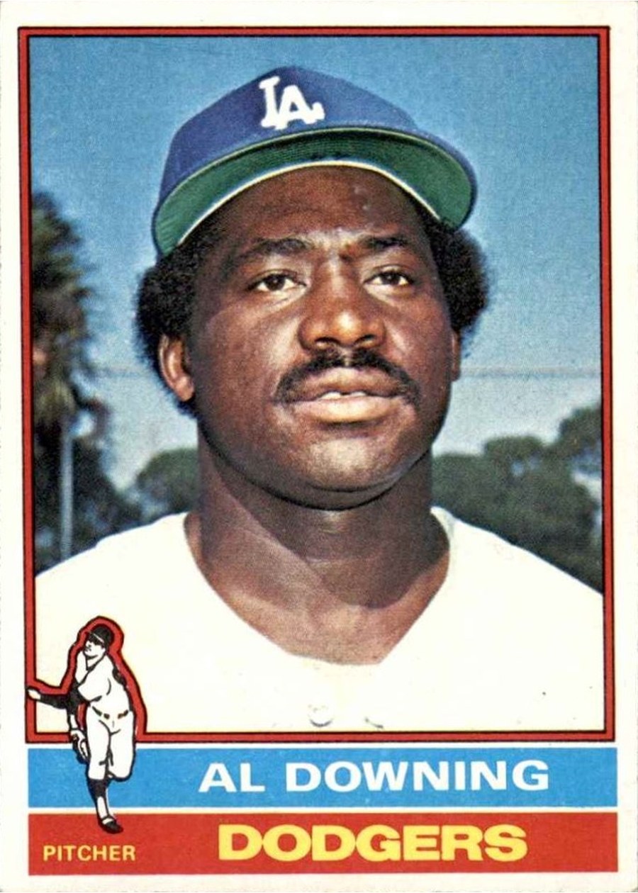 1976 Topps #605 Al Downing, Los Angeles Dodgers