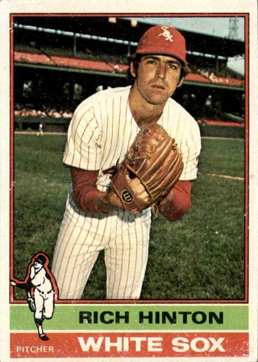 1976 Topps #607 Rich Hinton, Chicago White Sox