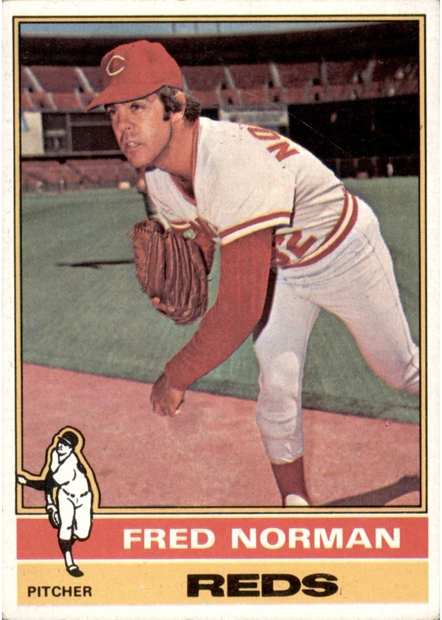 1976 Topps #609 Fred Norman, Cincinnati Reds