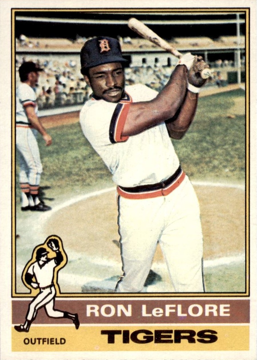1976 Topps #61 Ron LeFlore, Detroit Tigers