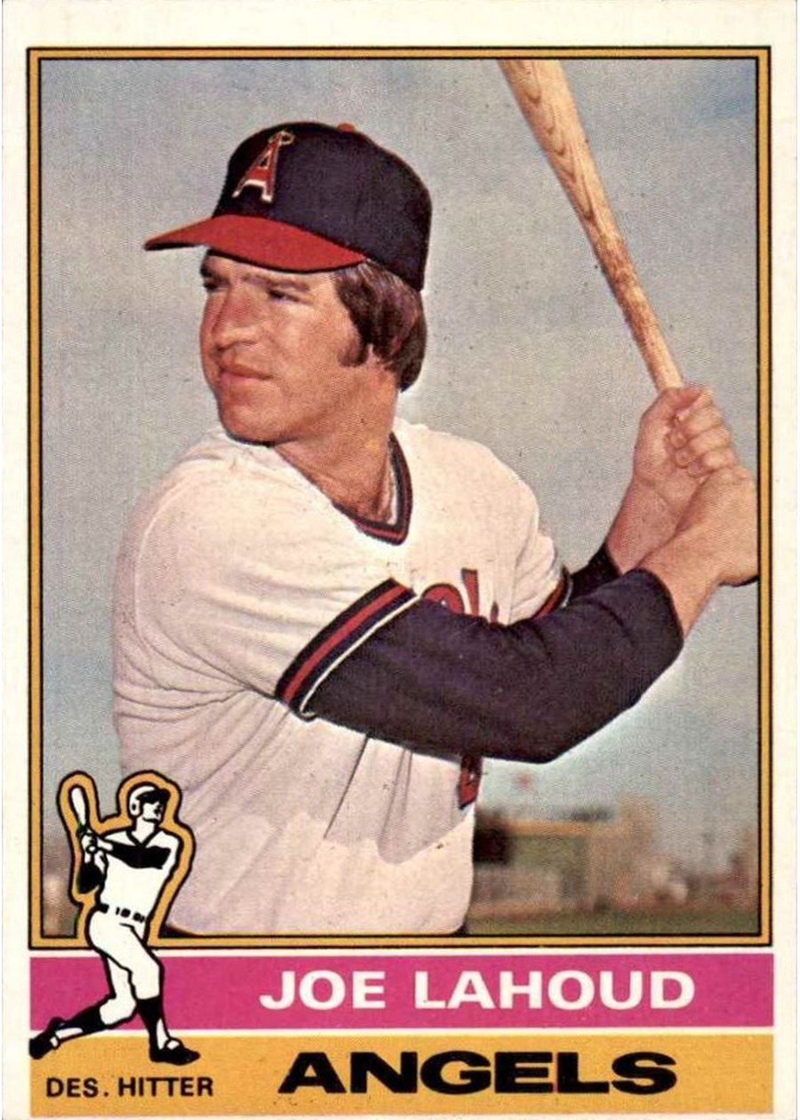 1976 Topps #612 Joe Lahoud, California Angels
