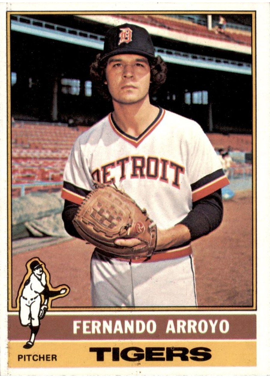 1976 Topps #614 Fernando Arroyo, Detroit Tigers