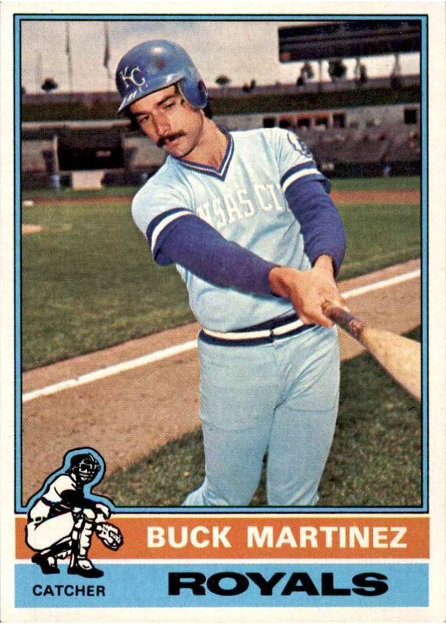 1976 Topps #616 Buck Martinez, Kansas City Royals