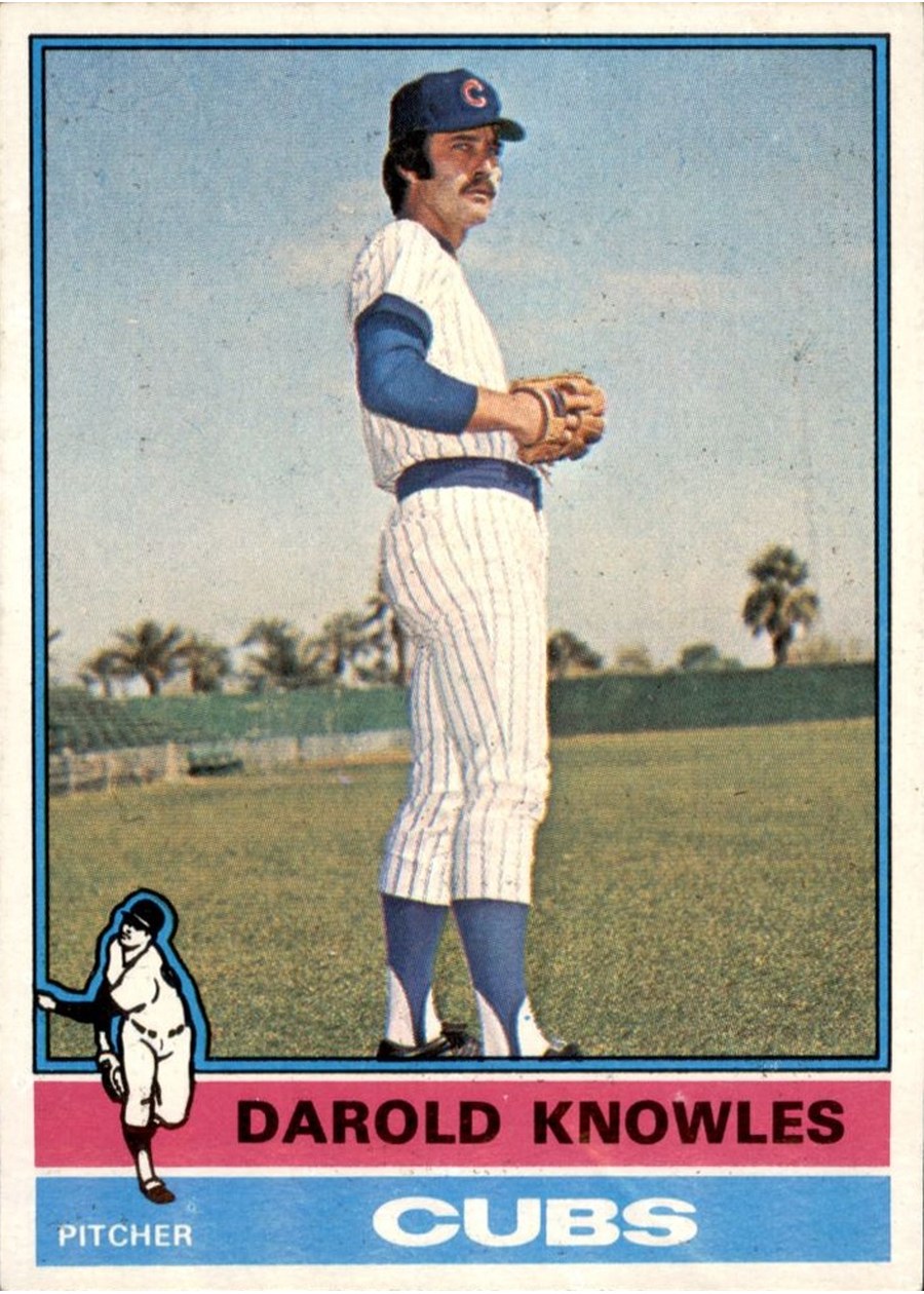1976 Topps #617 Darold Knowles, Chicago Cubs