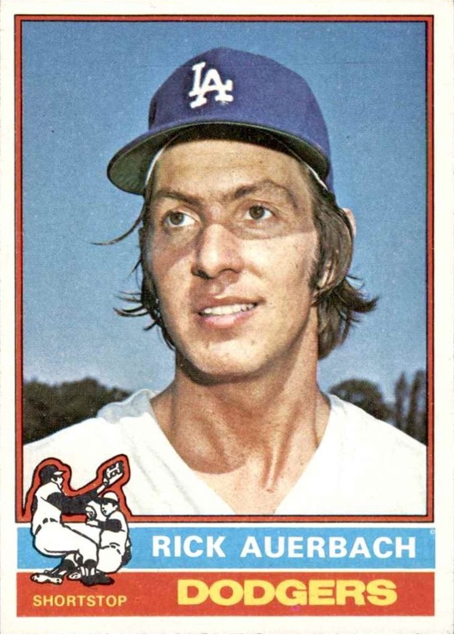 1976 Topps #622 Rick Auerbach, Los Angeles Dodgers