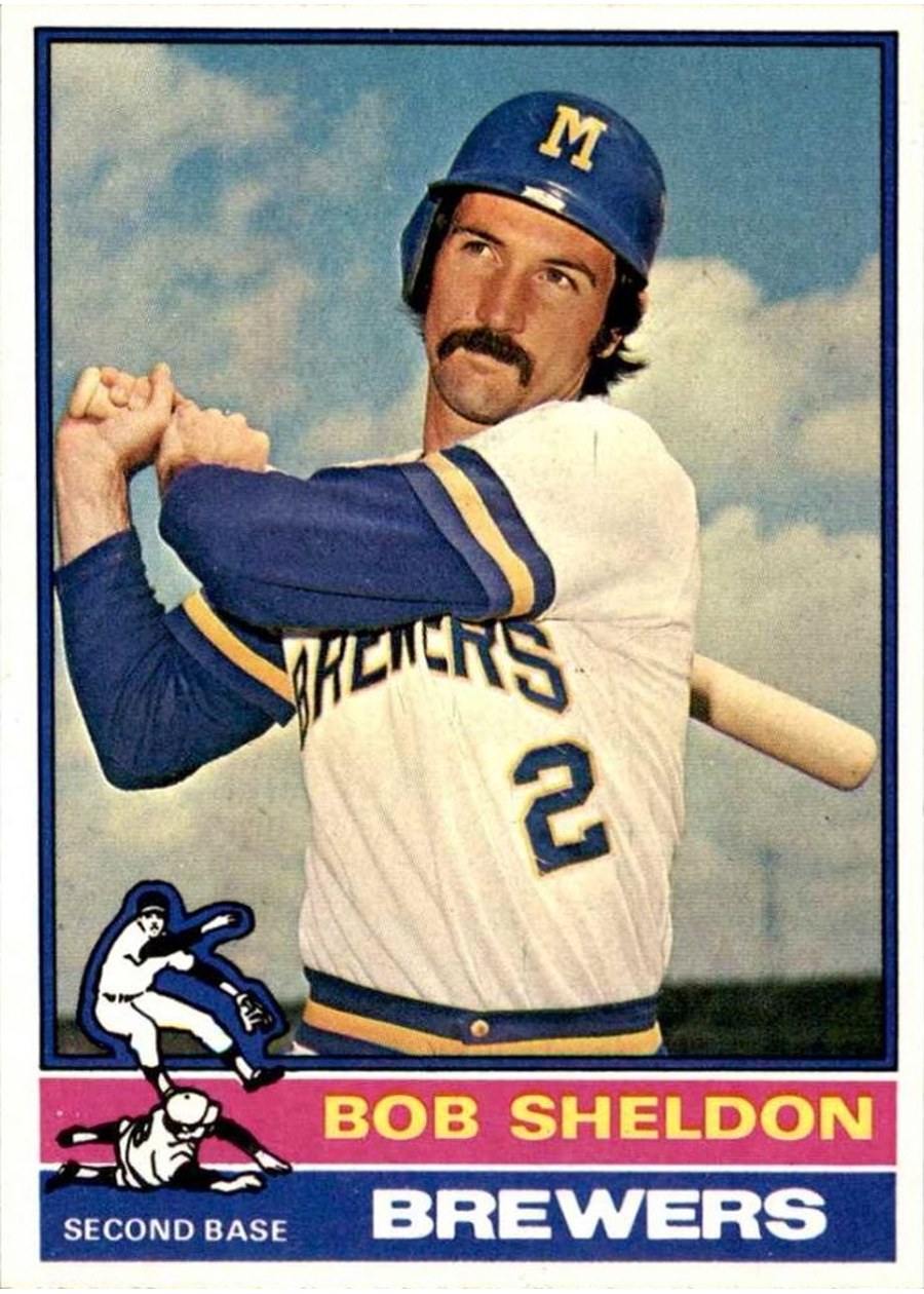 1976 Topps #626 Bob Sheldon, Milwaukee Brewers