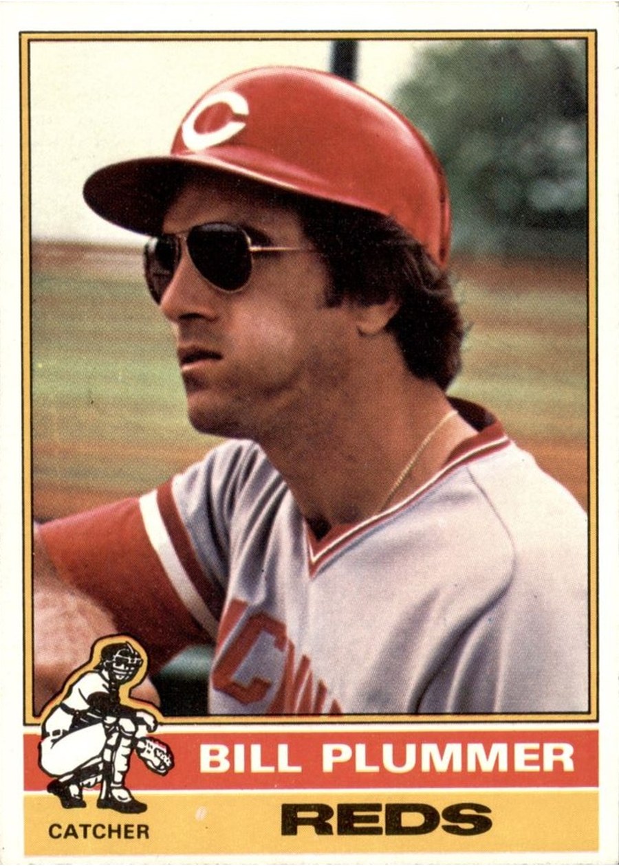 1976 Topps #627 Bill Plummer, Cincinnati Reds
