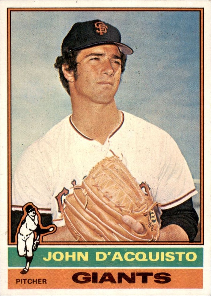 1976 Topps #628 John D'Acquisto, San Francisco Giants