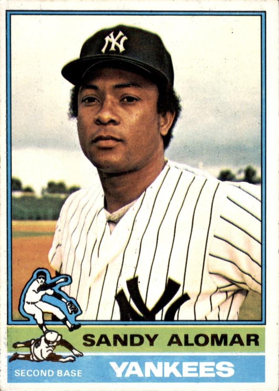 1976 Topps #629 Sandy Alomar, New York Yankees