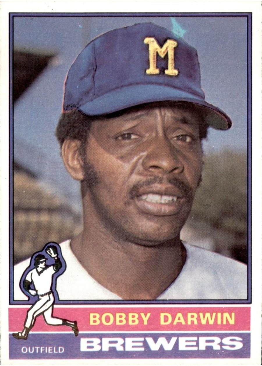 1976 Topps #63 Bobby Darwin, Milwaukee Brewers