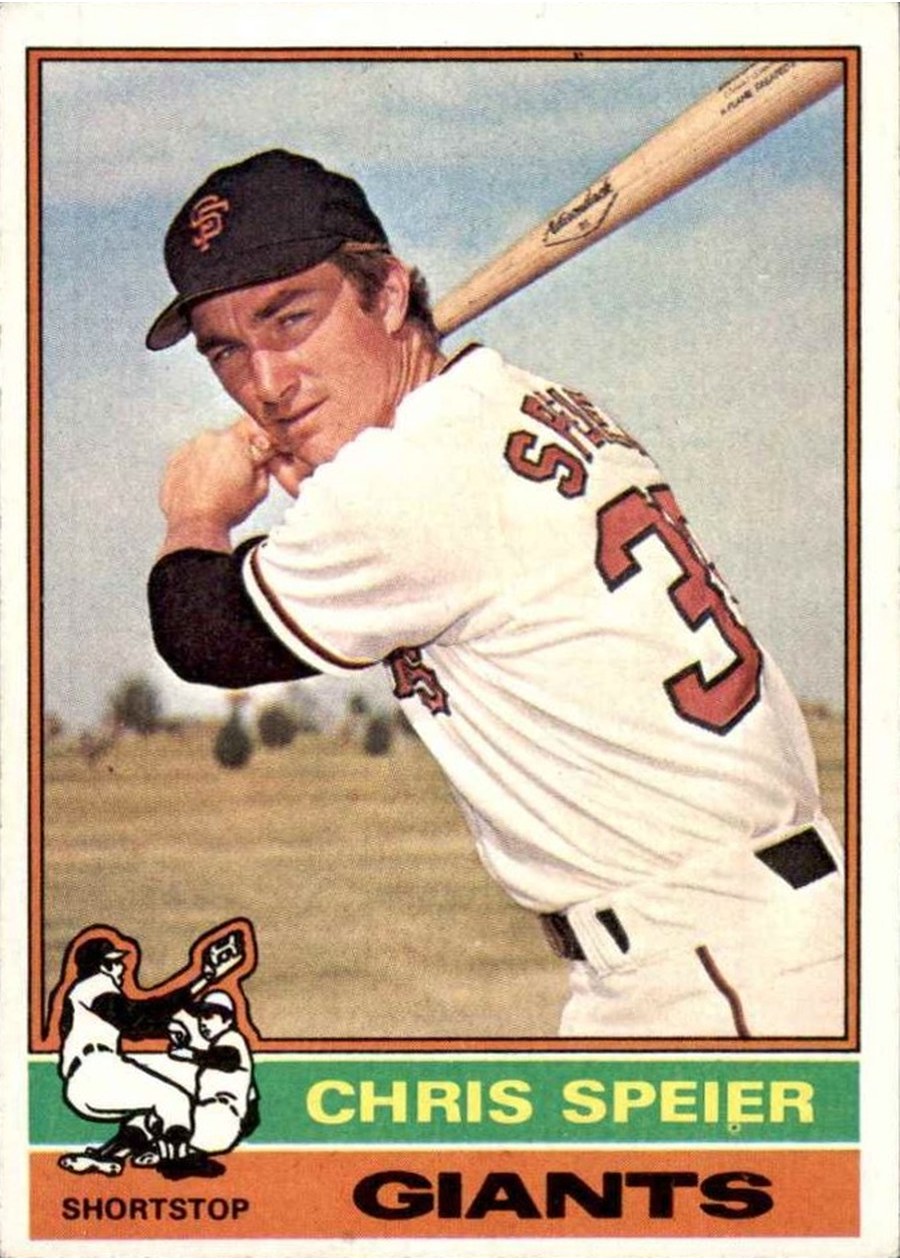 1976 Topps #630 Chris Speier, San Francisco Giants