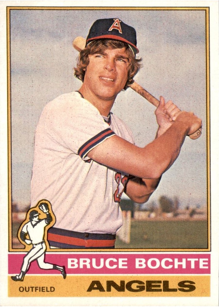 1976 Topps #637 Bruce Bochte, California Angels