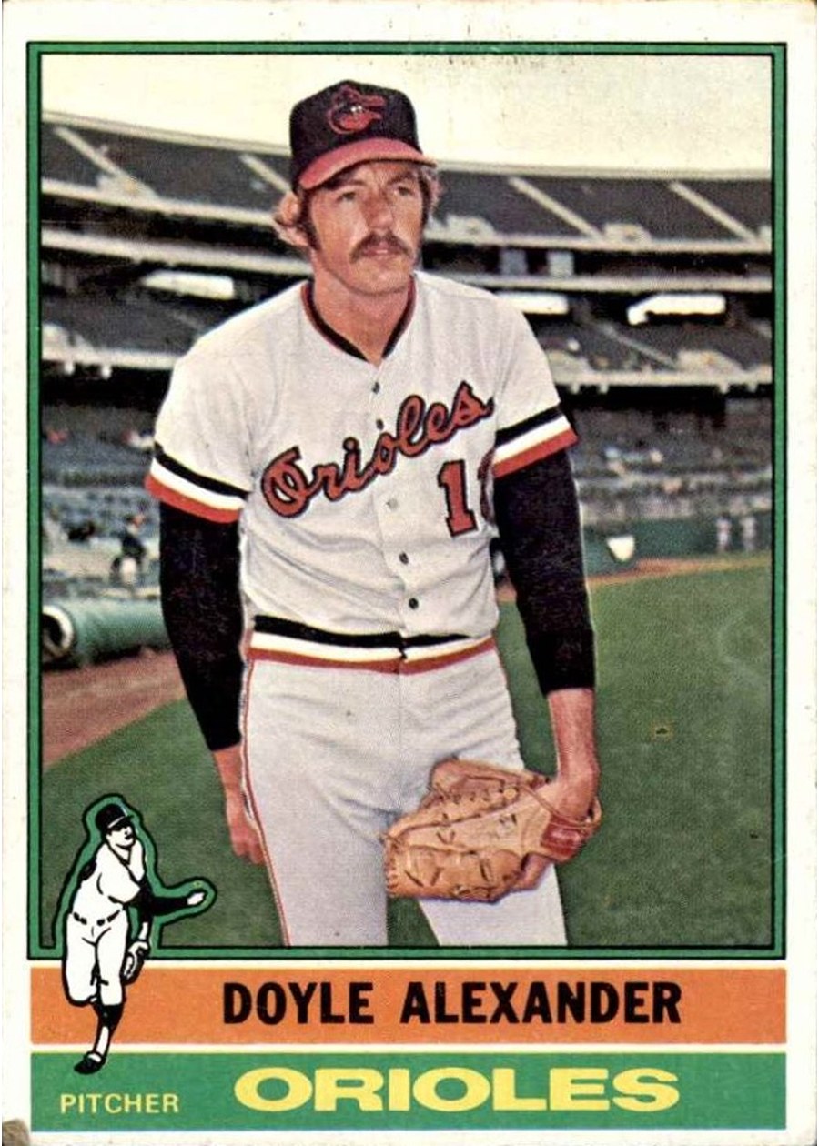 1976 Topps #638 Doyle Alexander, Baltimore Orioles