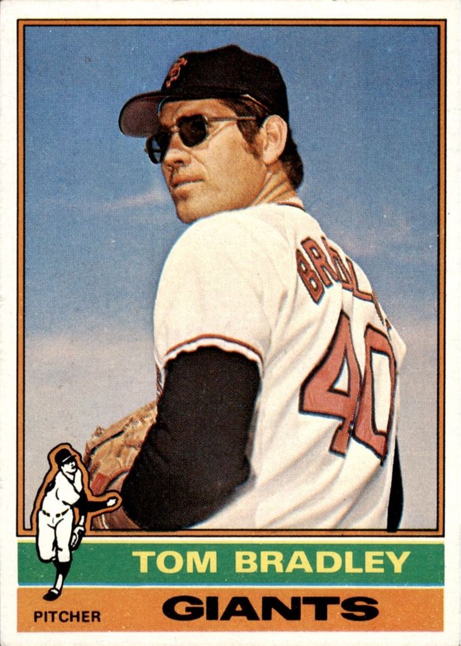 1976 Topps #644 Tom Bradley, San Francisco Giants