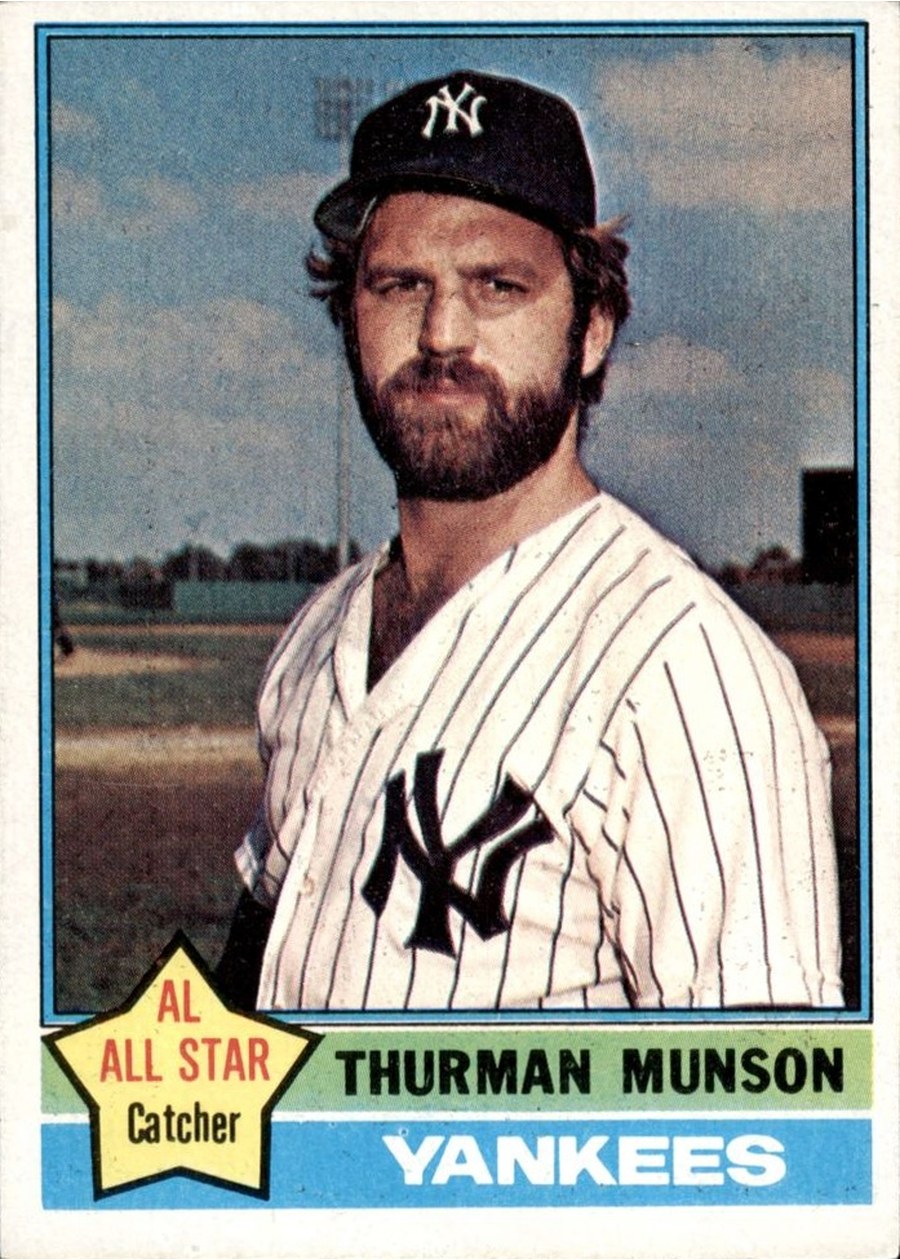 1976 Topps #650 Thurman Munson, New York Yankees