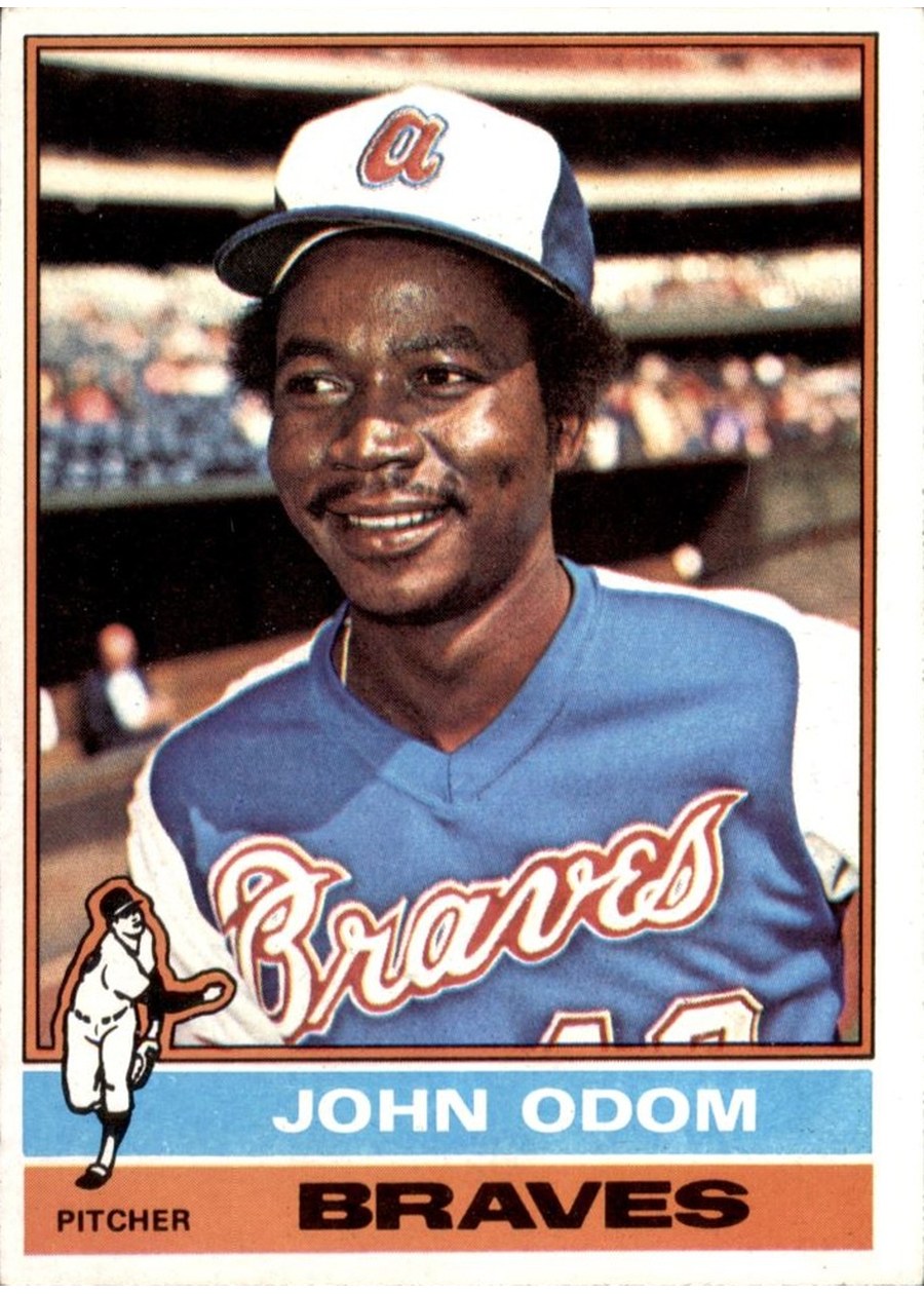 1976 Topps #651 John Odom, Atlanta Braves