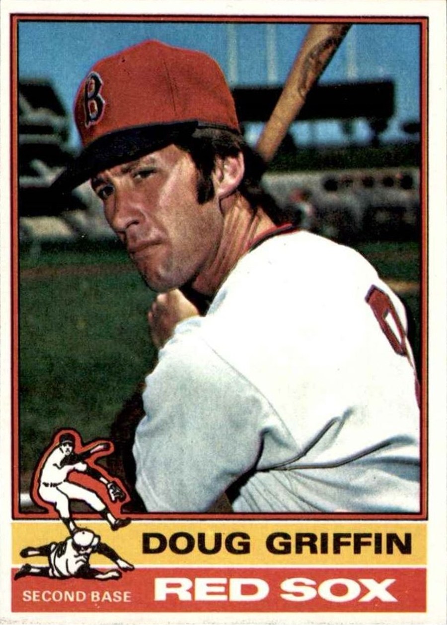 1976 Topps #654 Doug Griffin, Boston Red Sox