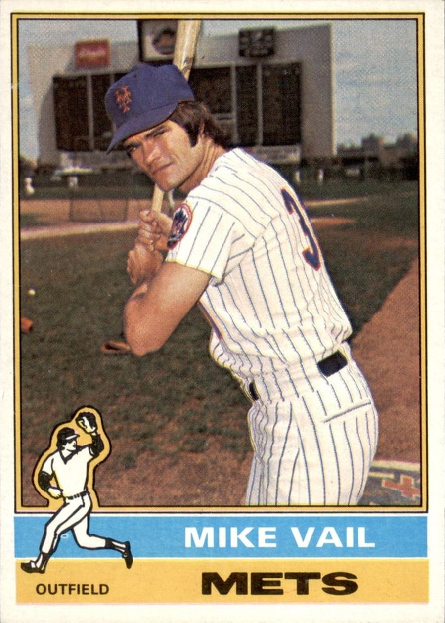 1976 Topps #655 Mike Vail, New York Mets