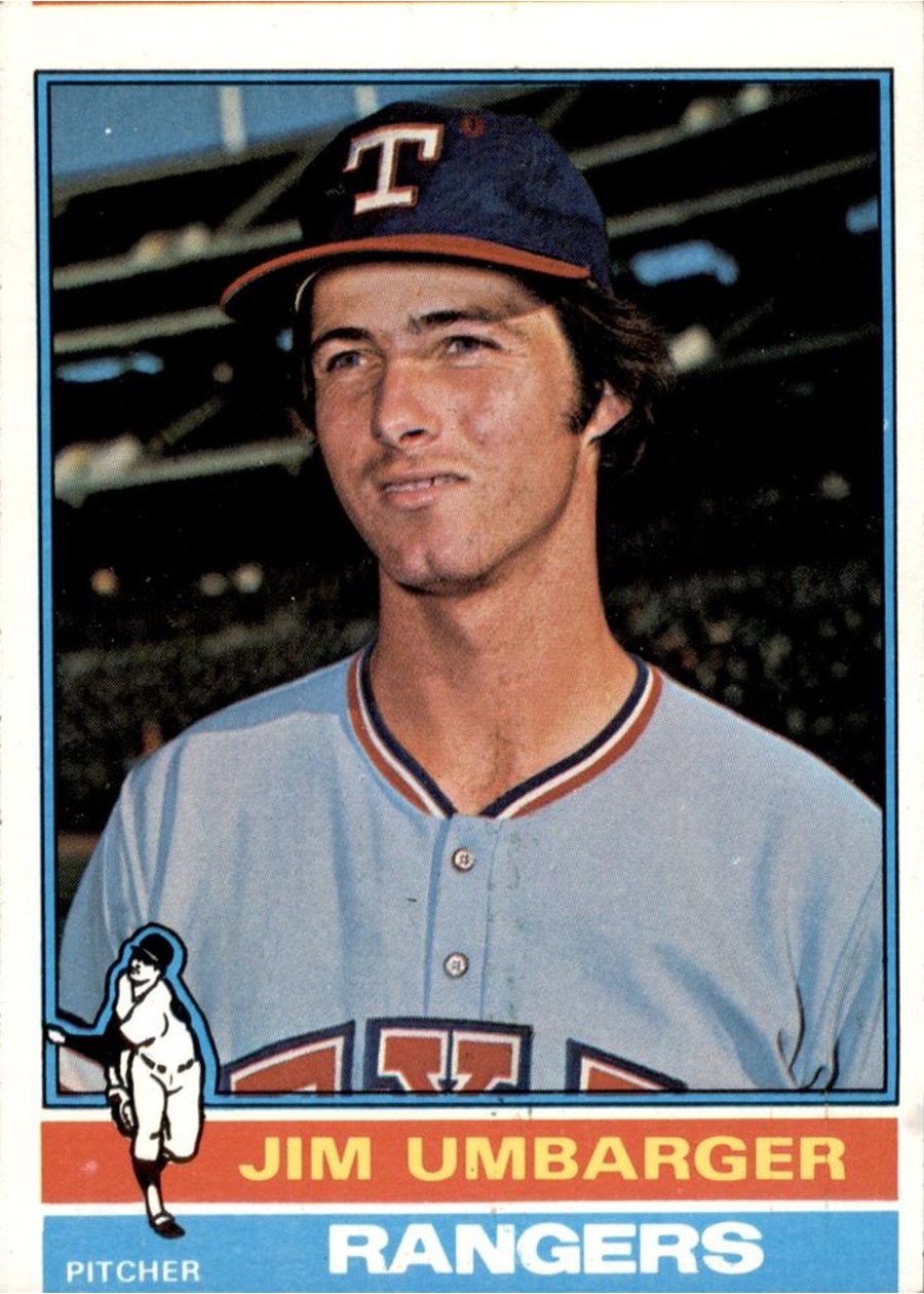 1976 Topps #7 Jim Umbarger, Texas Rangers