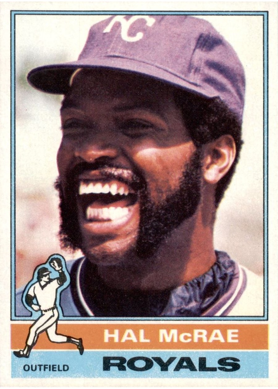 1976 Topps #72 Hal McRae, Kansas City Royals