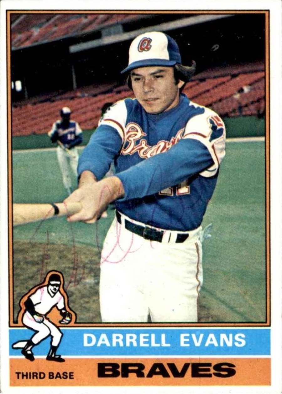 1976 Topps #81 Darrell Evans, Atlanta Braves