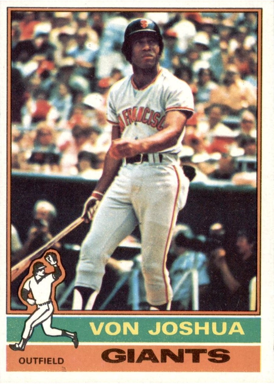 1976 Topps #82 Von Joshua, San Francisco Giants