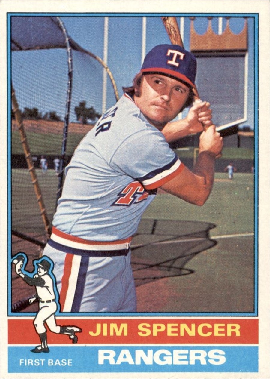 1976 Topps #83 Jim Spencer, Texas Rangers