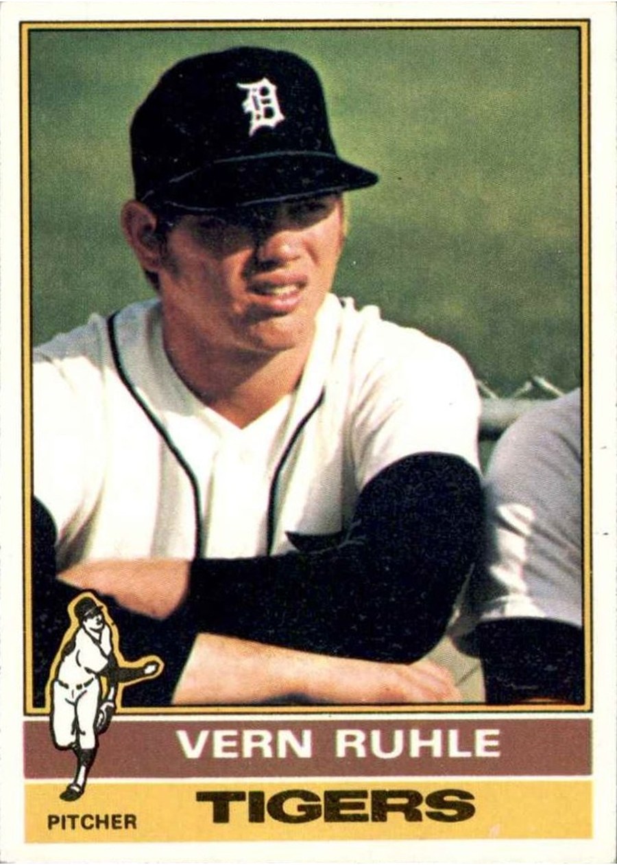 1976 Topps #89 Vern Ruhle, Detroit Tigers