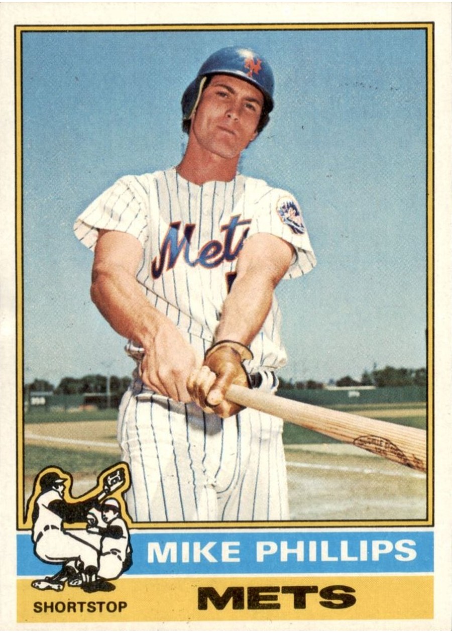 1976 Topps #93 Mike Phillips, New York Mets