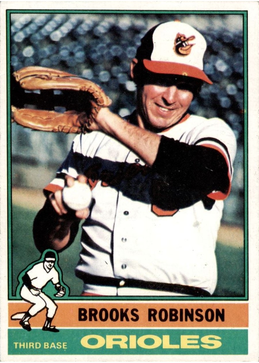 1976 Topps #95 Brooks Robinson, Baltimore Orioles