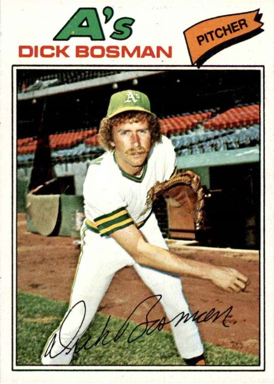 1977 Topps #101 Dick Bosman, Oakland Athletics