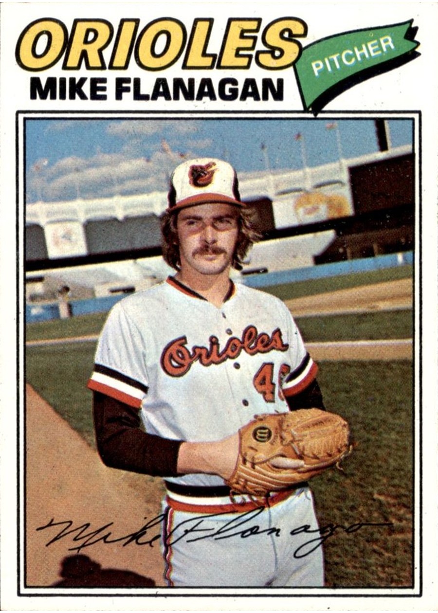1977 Topps #106 Mike Flanagan, Baltimore Orioles