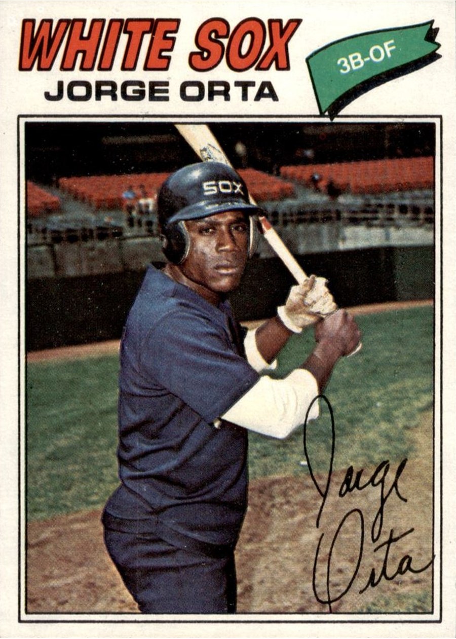 1977 Topps #109 Jorge Orta, Chicago White Sox