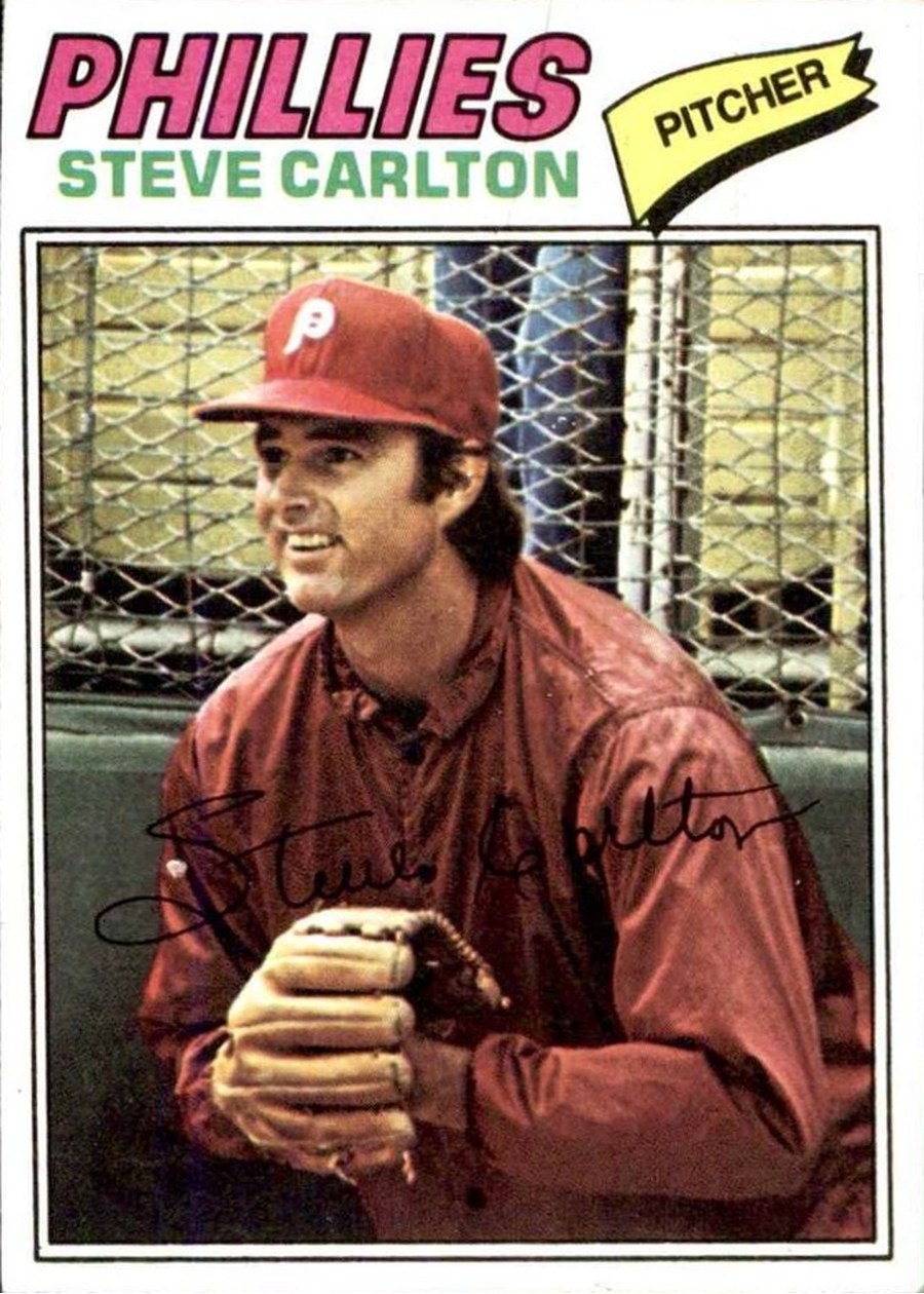 1977 Topps #110 Steve Carlton, Philadelphia Phillies