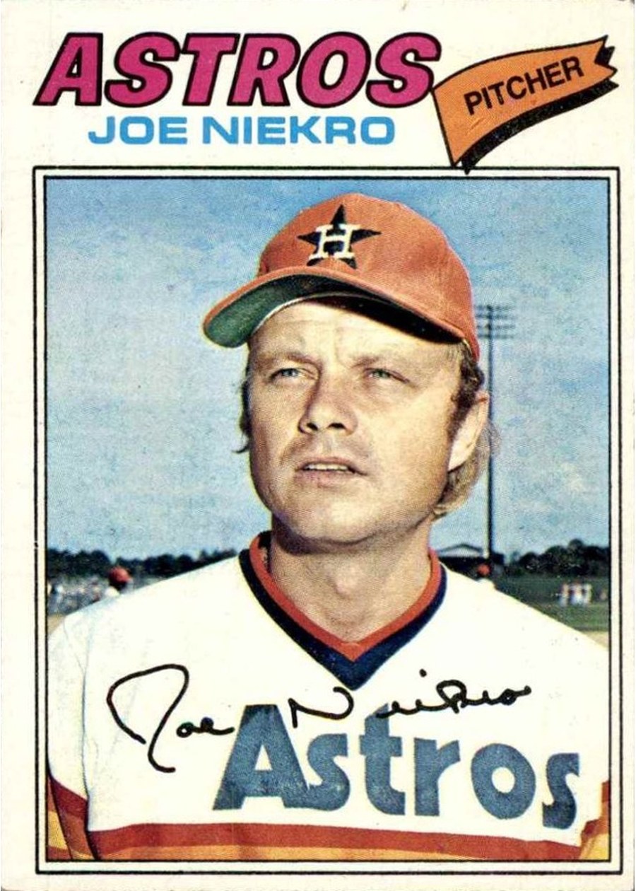 1977 Topps #116 Joe Niekro, Houston Astros